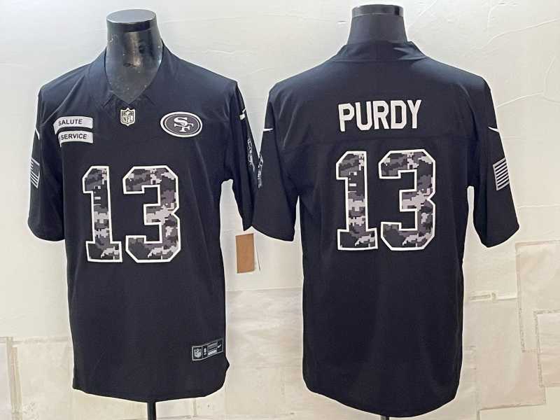 Men 2026 Nike San Francisco 49ers #13 Purdy black NFL Jersey 101102